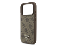 Guess 4G Strap Triangle Logo MagSafe do iPhone 17 Pro brązowy - 1365511 - zdjęcie 4